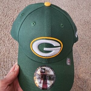 New Era Green Adjustable Hat